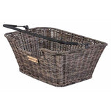 Basil Capri Rattan Look - Panier de vélo - à l'arrière - Brown