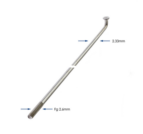 Alpina Spaken 13g (2,34 mm) 256 mm Zinc (P36)