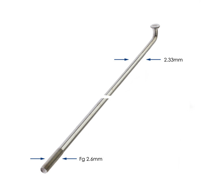 Alpina rayon zinc 13-286 sans écrou argent (144pcs)