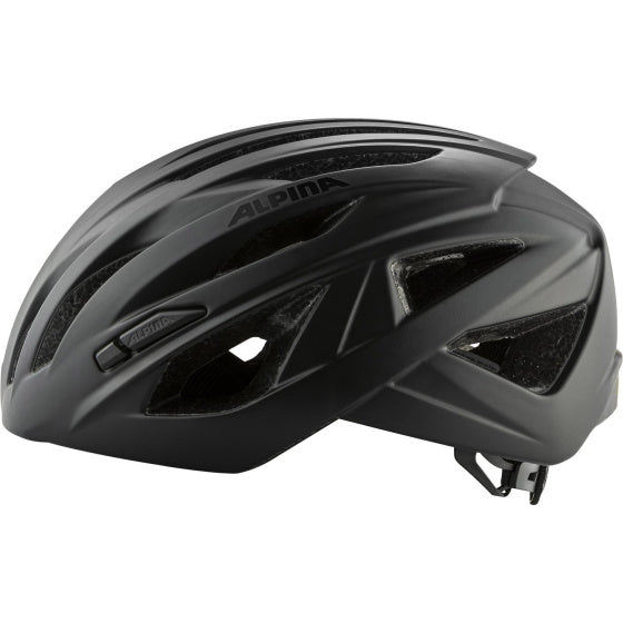 Helm de chemin Alpina Unisexe Mat noir Taille 58-63 cm (L)