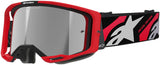 Alpinestars vision 8 luar (argent miroir) - masque vtt