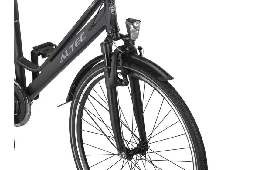 Axa Omega 28 pouces 50 cm dames 7V Rollerbrake Matte noir