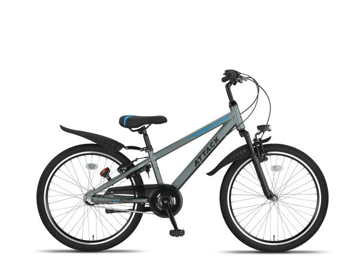 Altec attaque vtt 24 pouces garçons 3sp v-brakes gris
