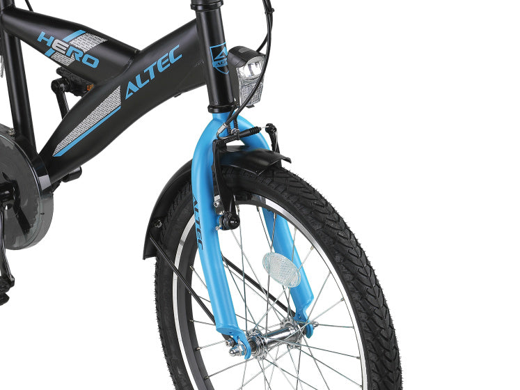 Hero altec 20 pouces garçons V-freins bleu noir
