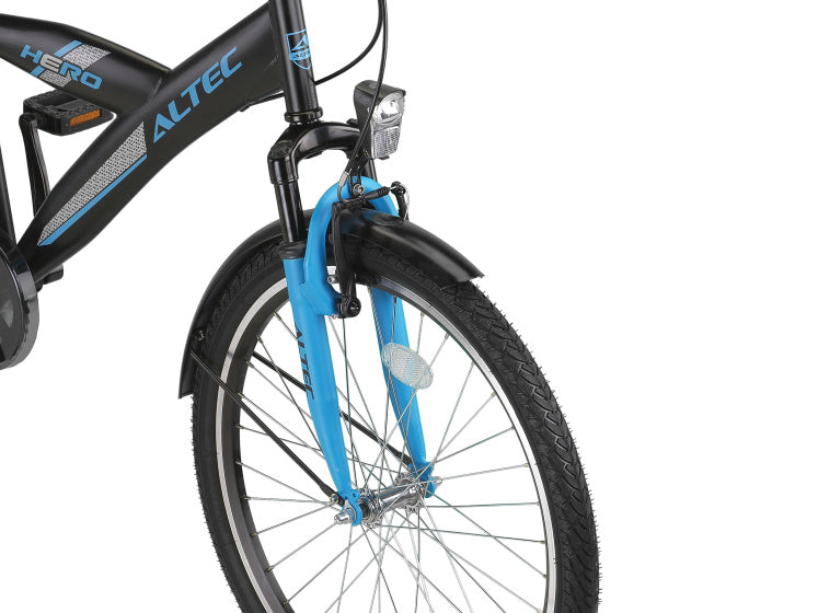 ALTEC HERO 24 pouces garçons V-Brakes Black Blue