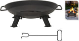 Ambiance Fire Bowl sur 4 jambes métal Ø46 x H17 cm