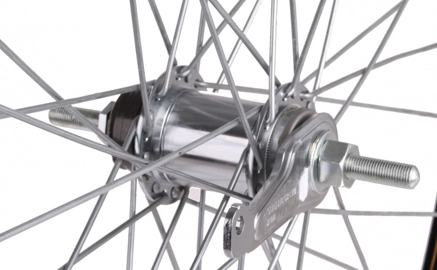 Roue arrière Shimano 28 x 1 2 pouces frein à tracas 36g noir