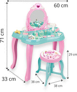 Pilsan Table de maquillage lumineuse effets sonores violet