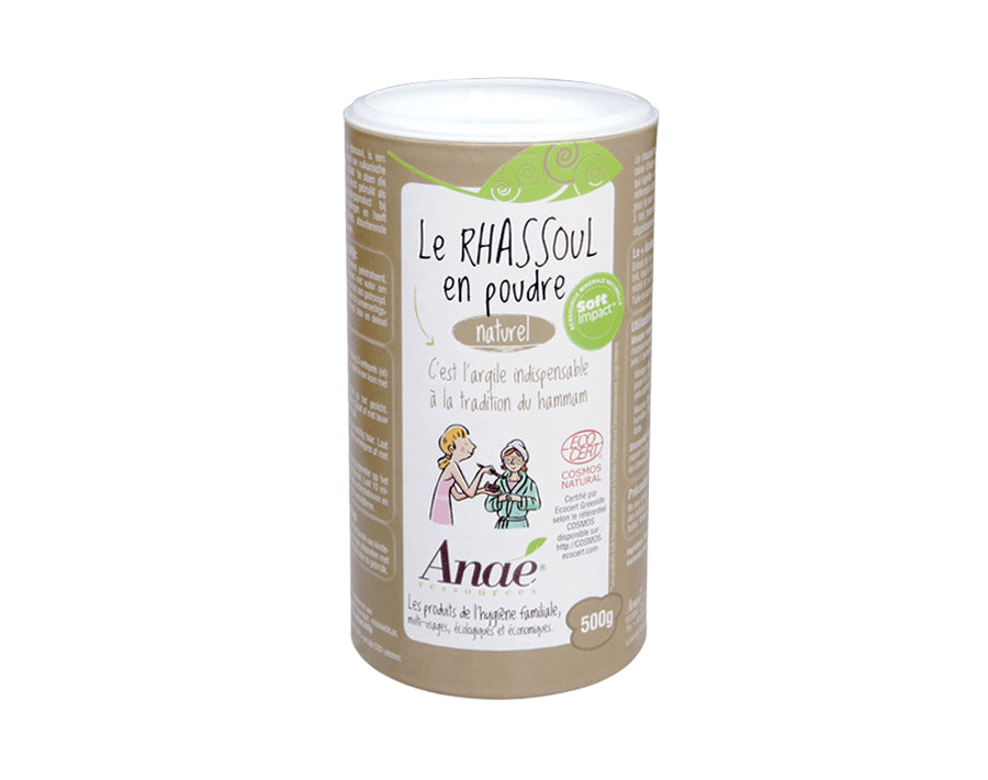 Poudre d'argile rhassoul Anae - 500g