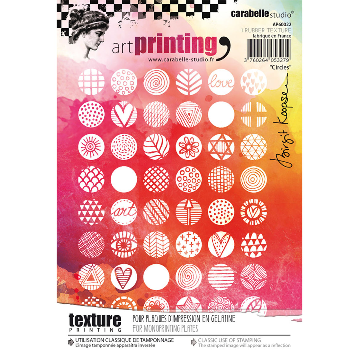 Carabelle studio • art printing a6 cirkels