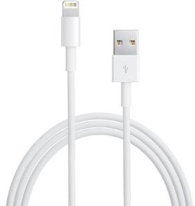 Apple apple usb - câble de synchronisation de charge Lightning 1m blanc - 9540060