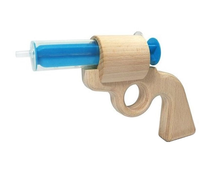 Neue freunde aqua joe - pistolet à eau en bois de hêtre
