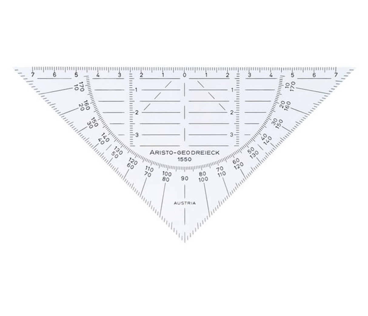 Équerre géométrique Kangaro 16 cm flexible incassable