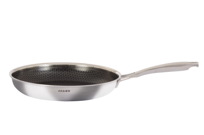 Poêle à induction Arbaer ø 28 cm avec revêtement antiadhésif nid d'abeille