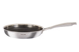 Poêle à induction Arbaer ø 24 cm avec revêtement antiadhésif nid d'abeille avec couvercle