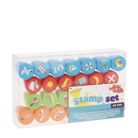 Chiffres du jeu de tampons, 26 pcs.