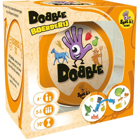 Jeu de cartes Dobble farm à partir de 4 ans 2-5 joueurs