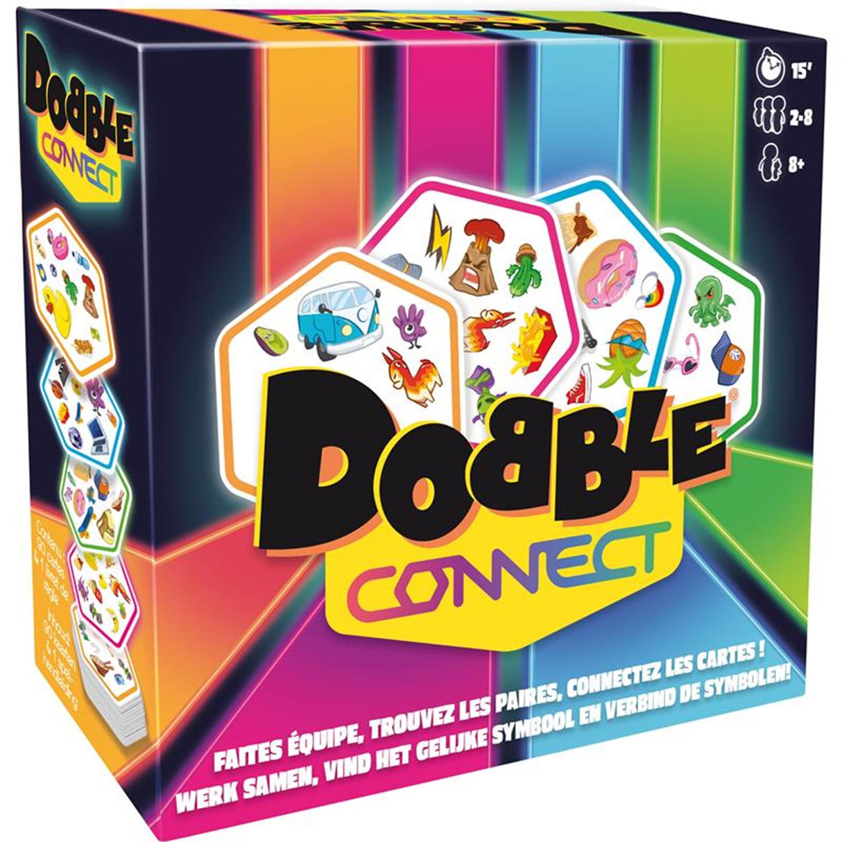 Studio de jeu de société zygomatique dobble connect jeu de cartes