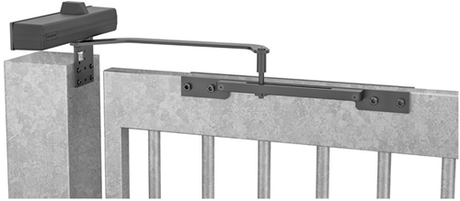 Assa abloy dc680g ferme-porte pour portails d'entrée et portails de jardin | y compris bras coulissant pour largeurs de 600 mm à 1400 mm | couleur argent ev1. | 180-20° - a000399976