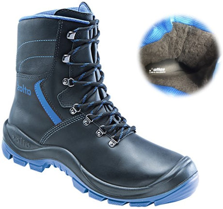 Botte de travail Atlas ergo-med 846 xp s3 w13 doublée | noir | taille 43 - 00.012.183.43