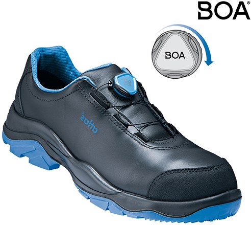 Chaussure de travail Atlas SL 9645 XP 2.0 boa basse S3 | noir bleu | taille 47 - 00.012.104.47