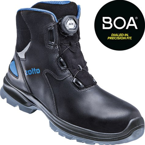 Chaussure de travail Atlas SL 9845 XP 2.0 boa haute S3 | noir bleu | taille 46 - 00.012.105.46