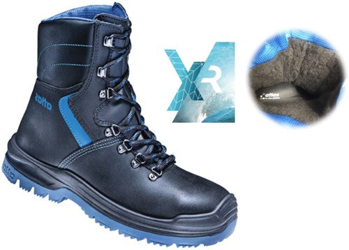 Atlas werkschoen xr 845 xp hoog s3 ci gevoerd | zwart | maat 45 - 00.012.153.45