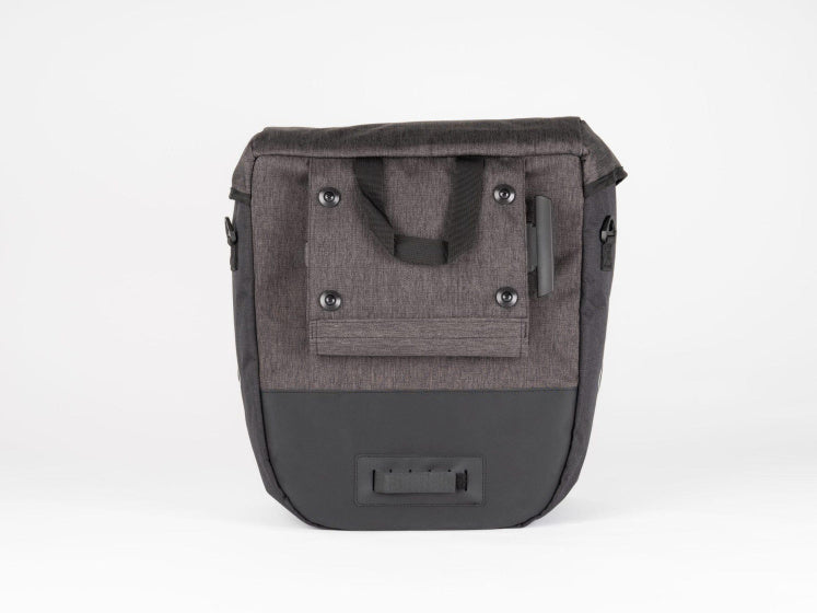 ATRAN VELO ZAP Sac à vélo unique avec adaptateur AVS 25L Gray