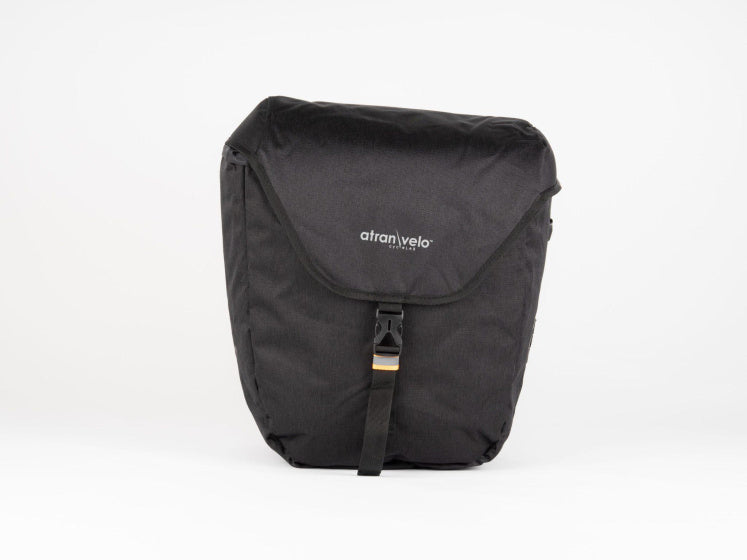Atran Velo Zap Sac à vélo unique avec adaptateur AVS 25L noir