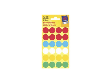 Kangaro label zweckform 18mm rond paquet de 10 pcs.
