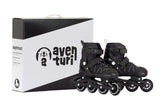 Patins à roues alignées réglables Aventuri, bottes semi-souples, noires, taille 38-41 (l)