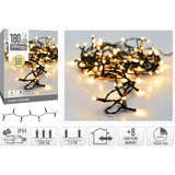 Guirlandes de Noël 180 LED blanc très chaud