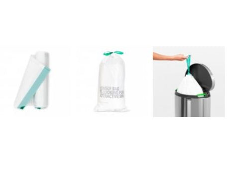 Brabantia sacs poubelles perfectfit g 23-30l 20 pièces