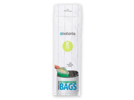 Brabantia sac poubelle k compost 10l 10 sacs