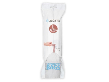 Brabantia sacs poubelles perfectfit l 40-45l 10 pièces