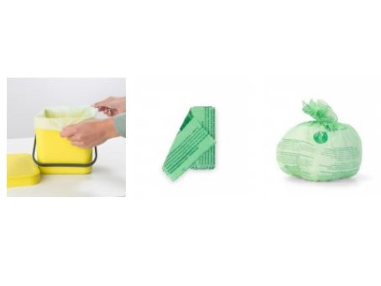Brabantia sacs à déchets de compostage perfectfit s 6l 10 pièces