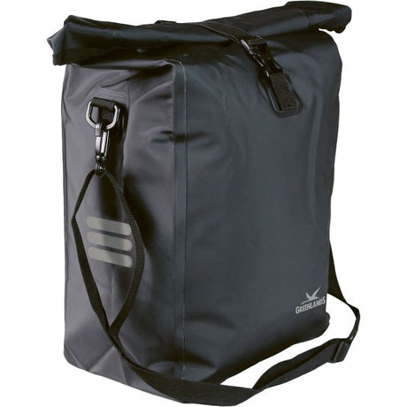 Sacoche de vélo Greenlands étanche petite 18,5 litres 27 x 49 x 14 cm - noir
