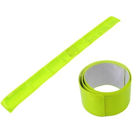 Réflecteur M-Wave Snapwrap bras et jambes jaune (2pcs)