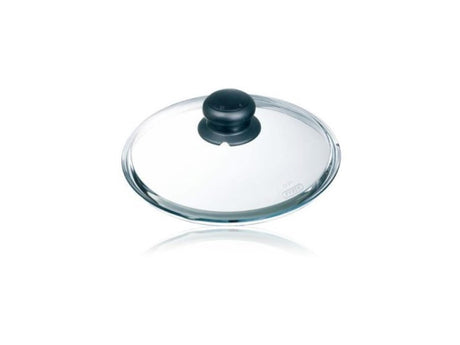 Couvercle pyrex avec bouton verre 20cm
