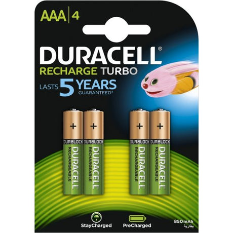 Piles rechargeables Duracell plus alimentation AAA