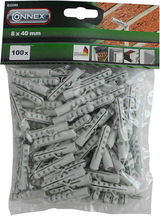 Bouchons Connex polyamide 8mm sachet 100pcs - b33388