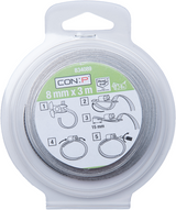 Con:p anneau de tension 'infini' + 8 agrafes inox - b34089