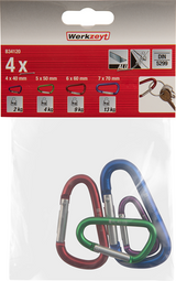 Abi Werkzeyt jeu de karjnhaken alu 4pcs - B34120