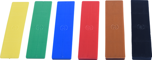 Connex jeu de cales de réglage plastique 300 pièces - b34300