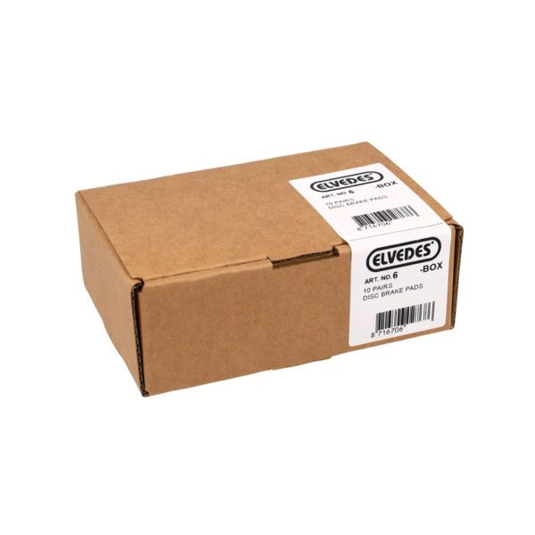 Jeu de plaquettes de frein à disque Elvedes - shimano - composé métallique en carbone (plaquettes semi-métalliques) - 10 paires