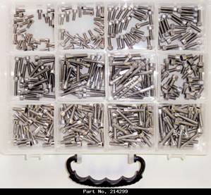 Bofix Box A 12 compartments Stainless steel Allen Boute range.