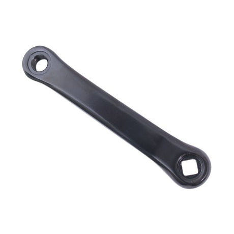 Autres manivelle hulzebos lasco gauche sans fente diamant aluminium 152mm noir