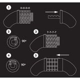 Digit de verrouillage de la figure de bord Ø10 mm x 150 cm