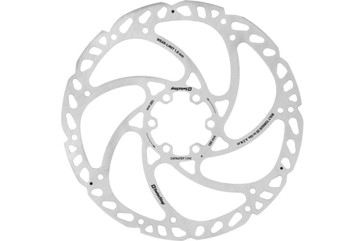 Swisstop - Catalizzatore del disco freno uno a 6 bulloni 180mm