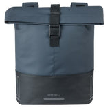 Sacoche de vélo double Basil Cove 28-32l 14 x 29 x 36 cm - bleu noir